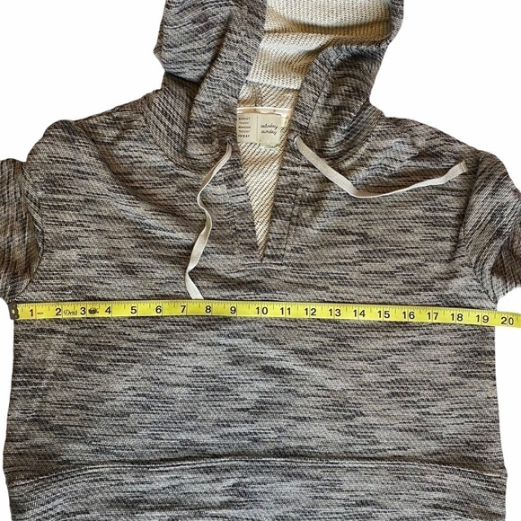 Saturday Sunday Anthropologie Cropped Hoodie. - Picture 5 of 10